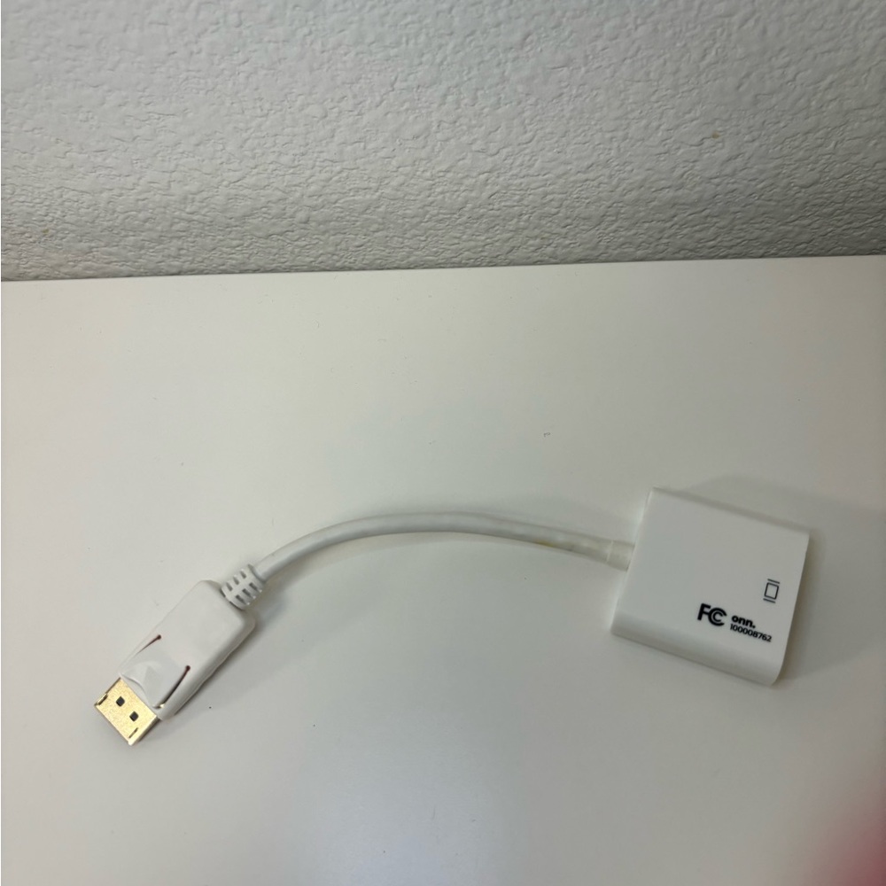 Onn DisplayPort To HDMI Adapter. Gold plated.